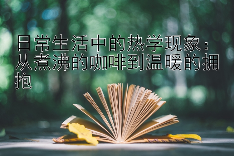 日常生活中的热学现象：从煮沸的咖啡到温暖的拥抱