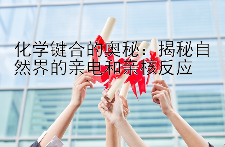 化学键合的奥秘：揭秘自然界的亲电和亲核反应