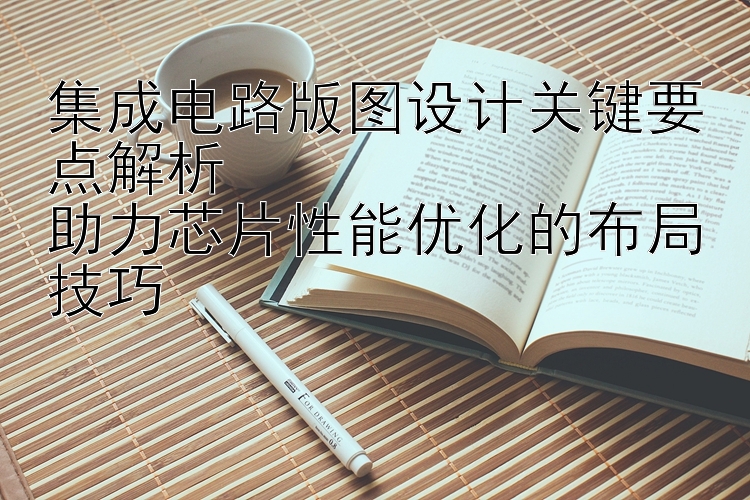 集成电路版图设计关键要点解析  
助力芯片性能优化的布局技巧