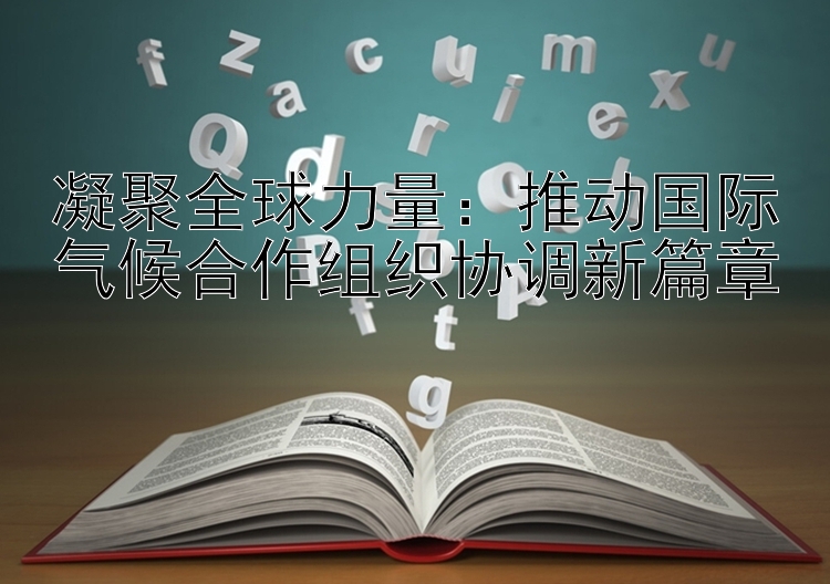 凝聚全球力量：推动国际气候合作组织协调新篇章